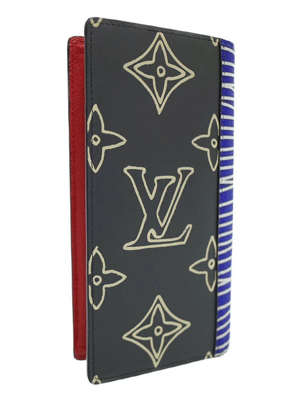 Louis Vuitton Bi Brazza Long Patchwork Wallet Portefeuille fold Monogram Brown
